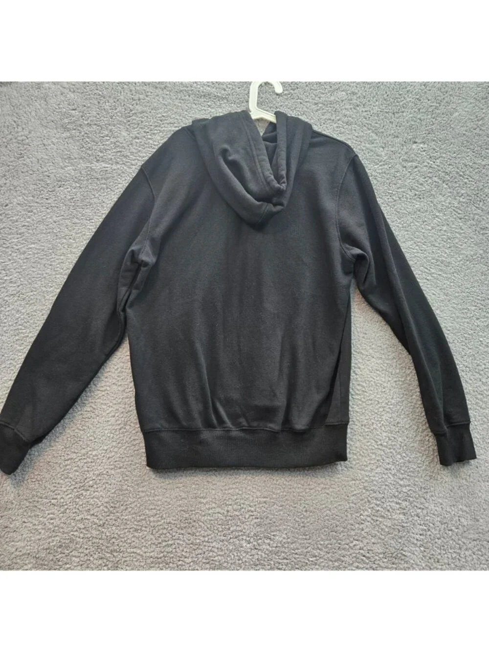 The North Face Black Hooded Sweatshirt Mens M Cotton Blend